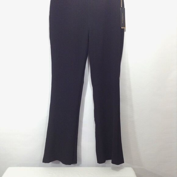 Donna Karan Black High Waist Flare Leg Trousers Size 12 New With Tag - Picture 2 of 5